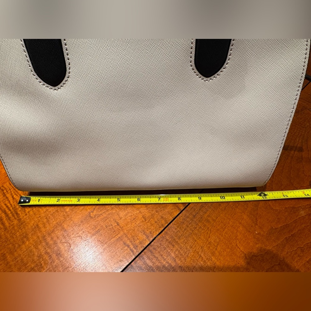 Kate Spade Cream and Black Satchel Dome-Shaped Elegance - Picture 11 of 13